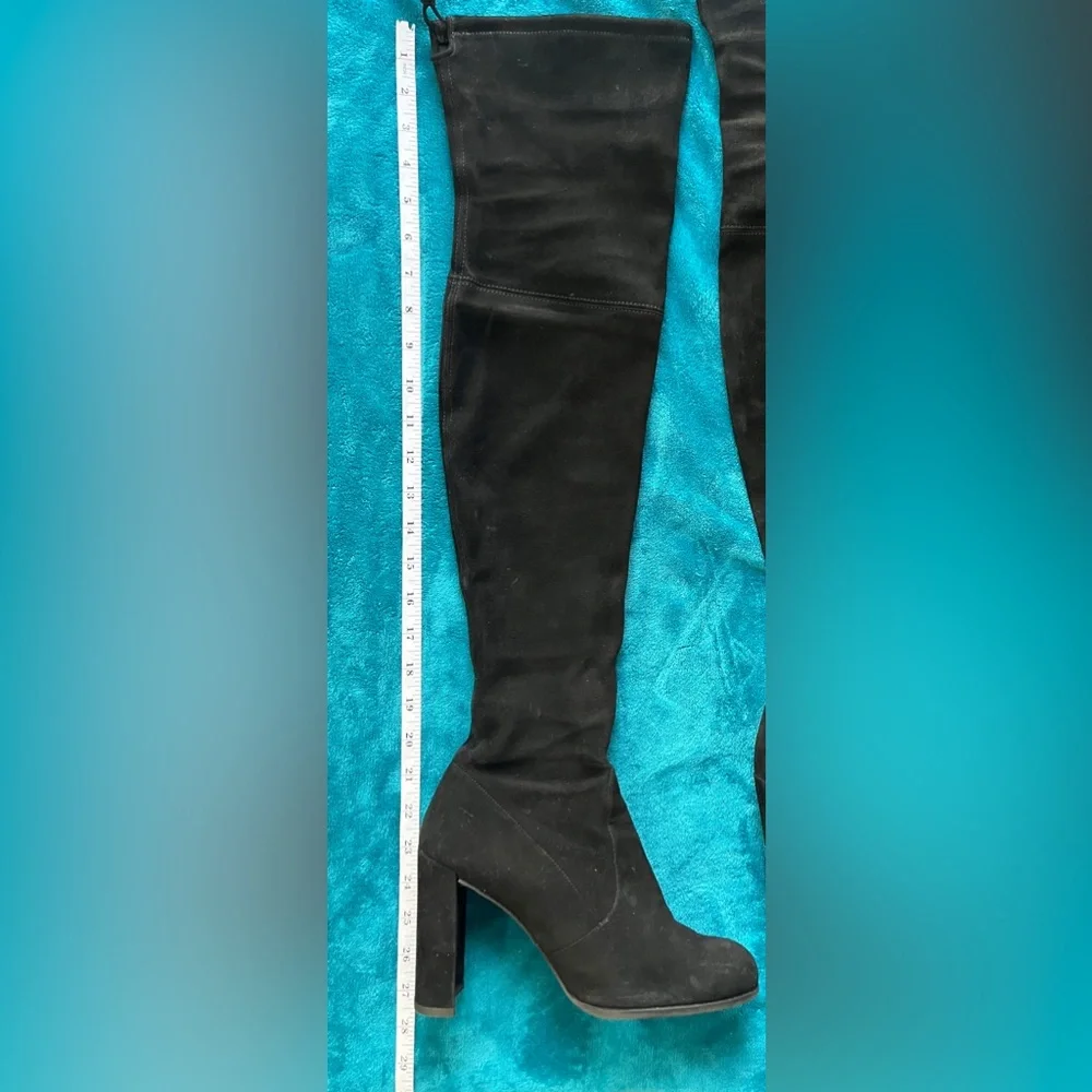 Stuart Weitzman Hiline Suede Over-The-Knee Boots